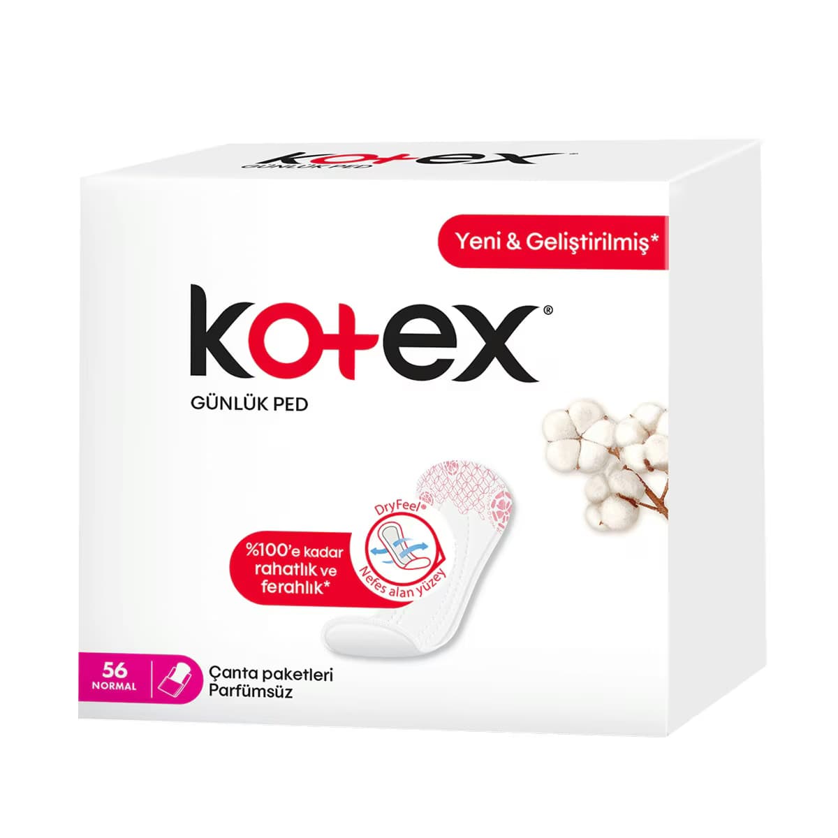 Kotex Günlük Anydays Normal 56 Adet 2