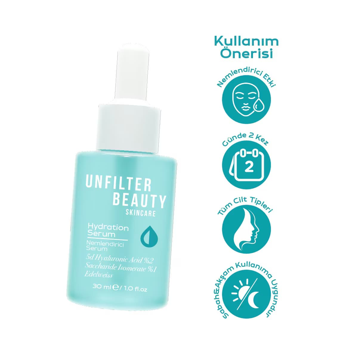 Unfilter Beauty Nemlendirici Serum 30 ml 5
