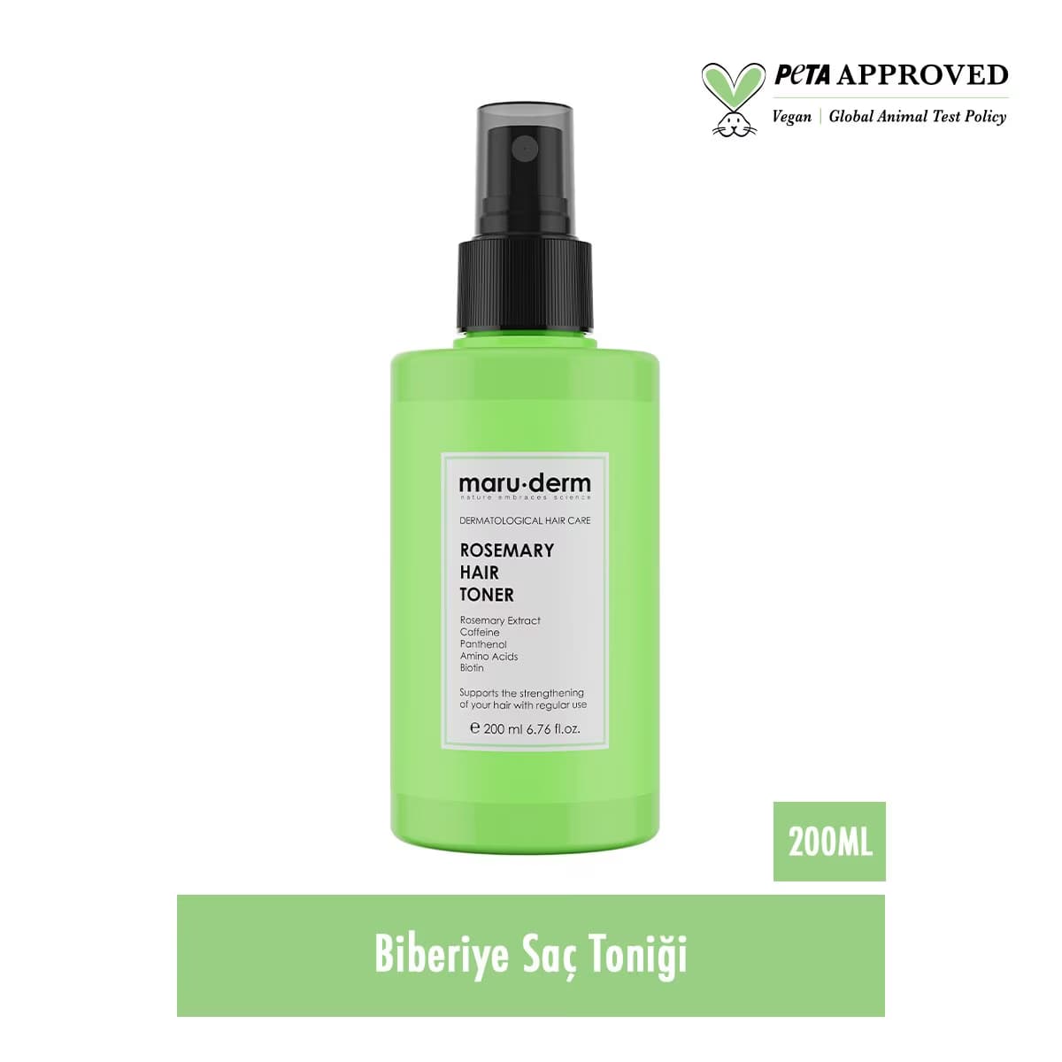Maruderm Biberiye Saç Toniği 200 ml 4