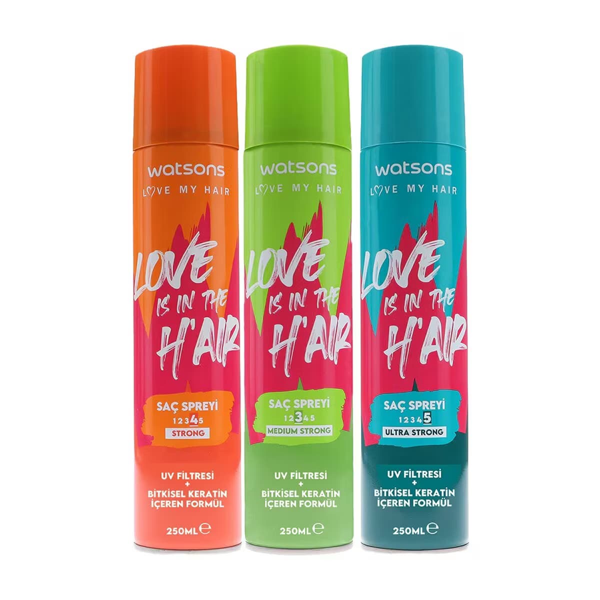 Watsons Saç Spreyi Ultra Güçlü 250 ml 2
