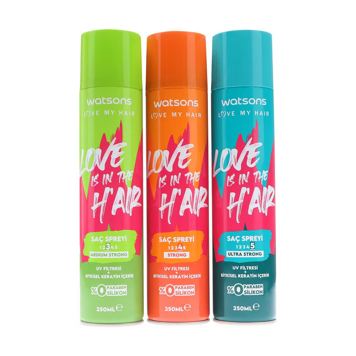 Watsons Saç Spreyi Ultra Güçlü 250 ml 3