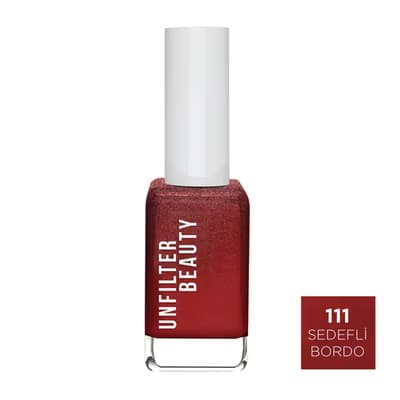 Unfilter Beauty Oje Sedefli Bordo 111