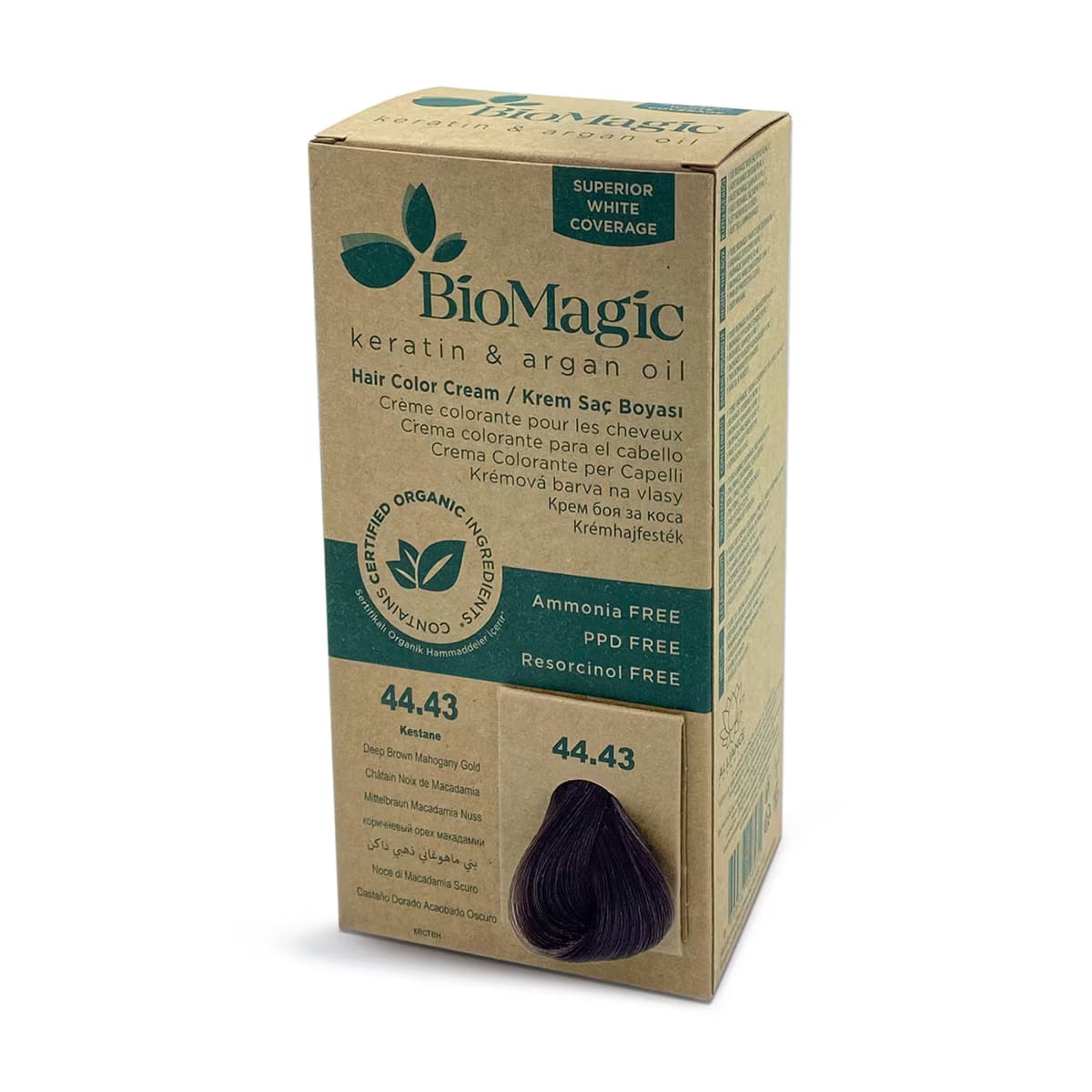 Biomagic Saç Boyası Kestane No: 44.43 2