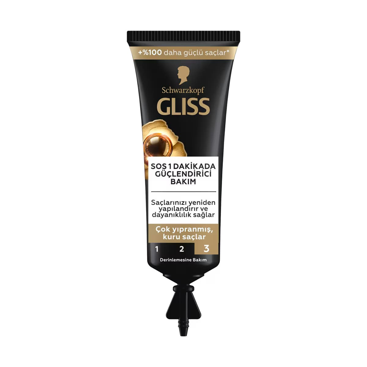 Gliss Saç Maskesi Sos Ultimate Repair 15 ml 2