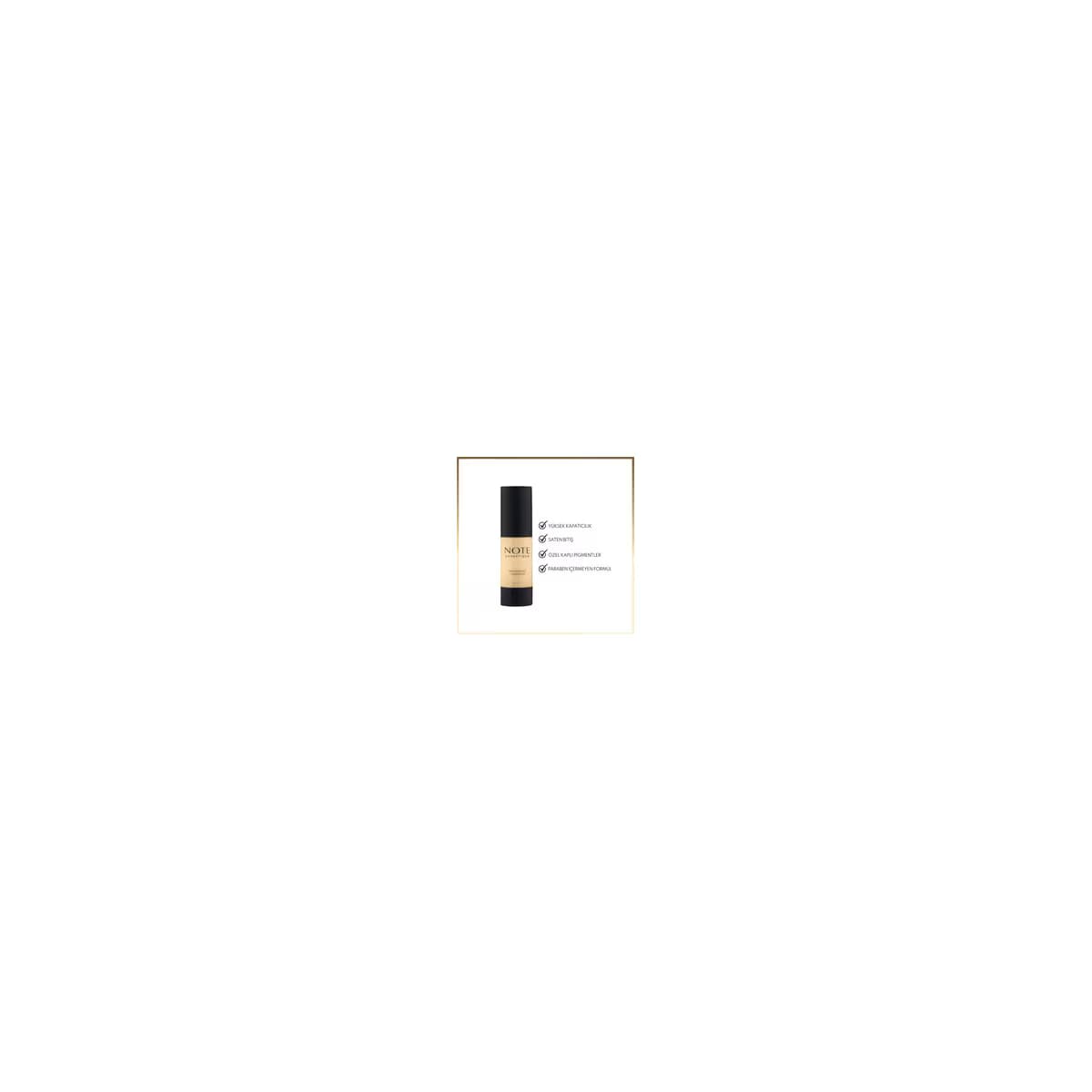 Note Detox Protect Fondöten No: 01 Beige 5