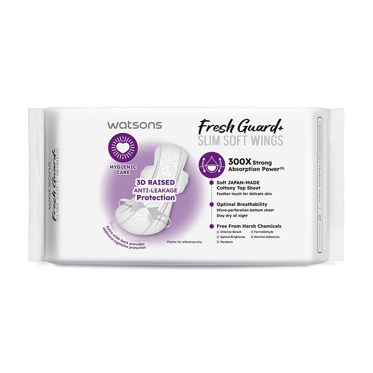 Watsons Fresh Guard+ Slim Soft Uzun 18'li 2