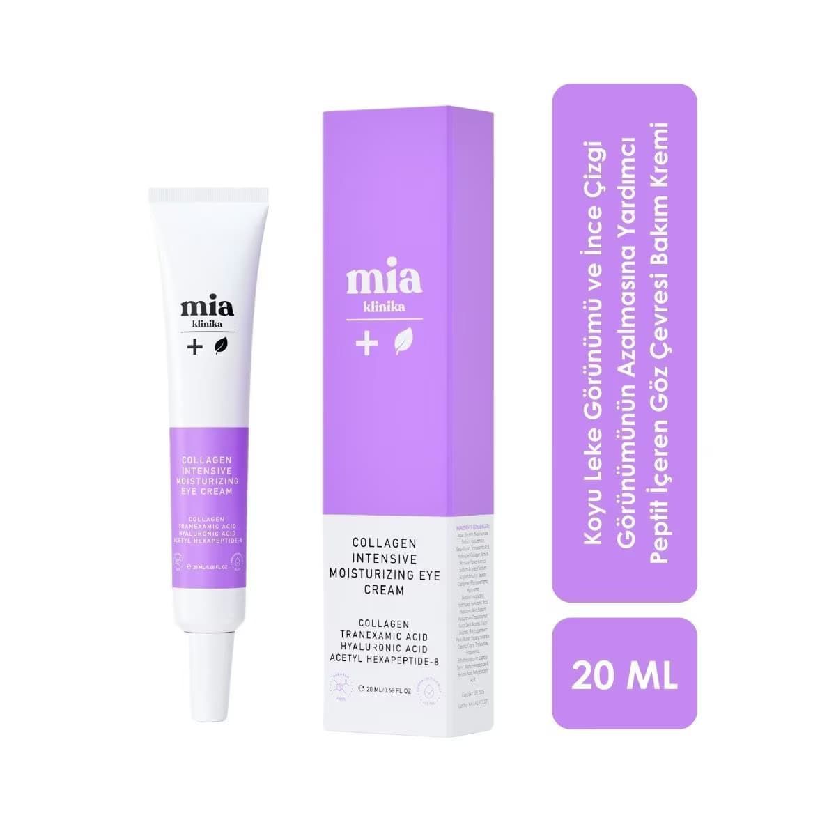 Mia Klinika Kolajen Peptid Göz Kremi 20 ml 5