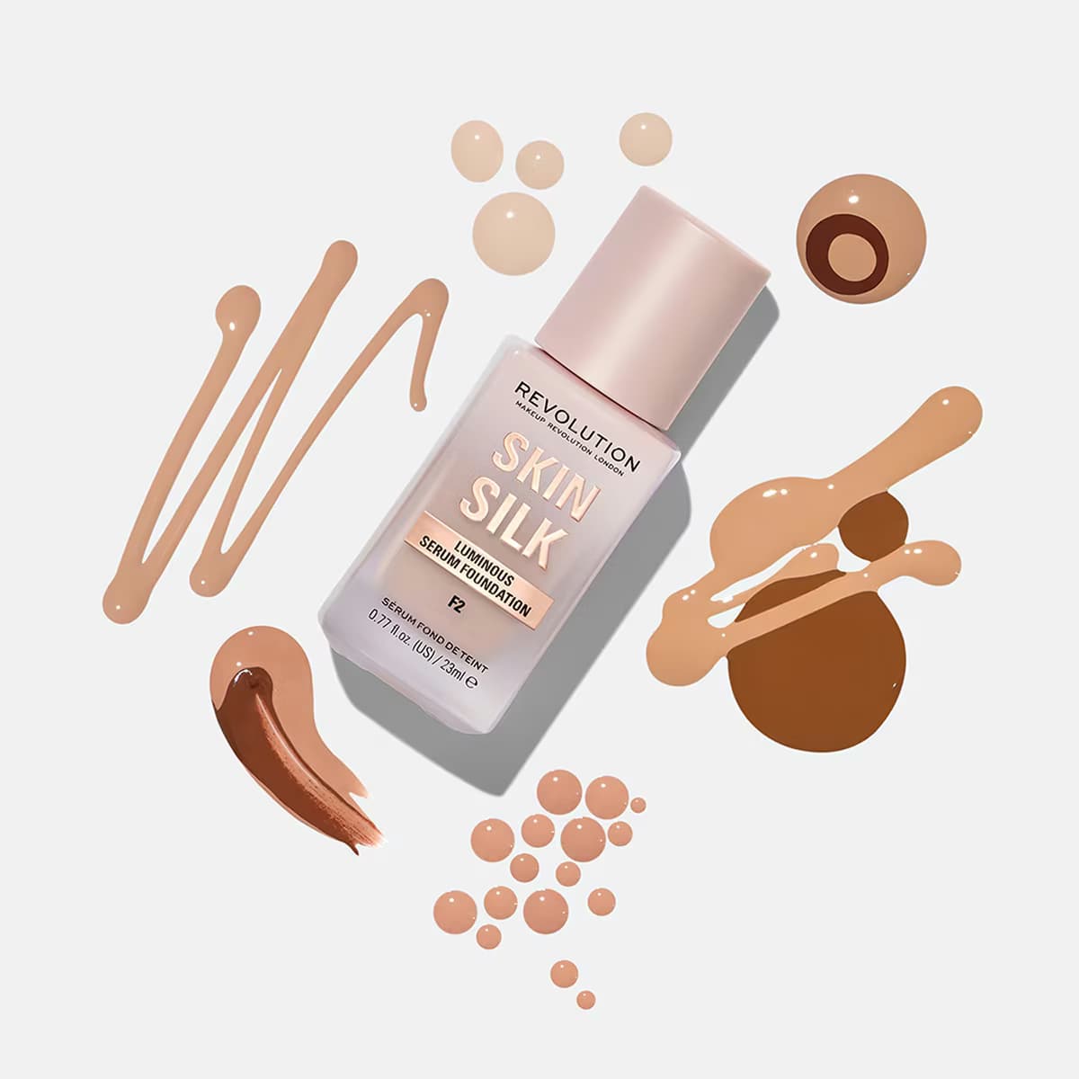 Revolution Skin Silk Serum Fondöten F6 4