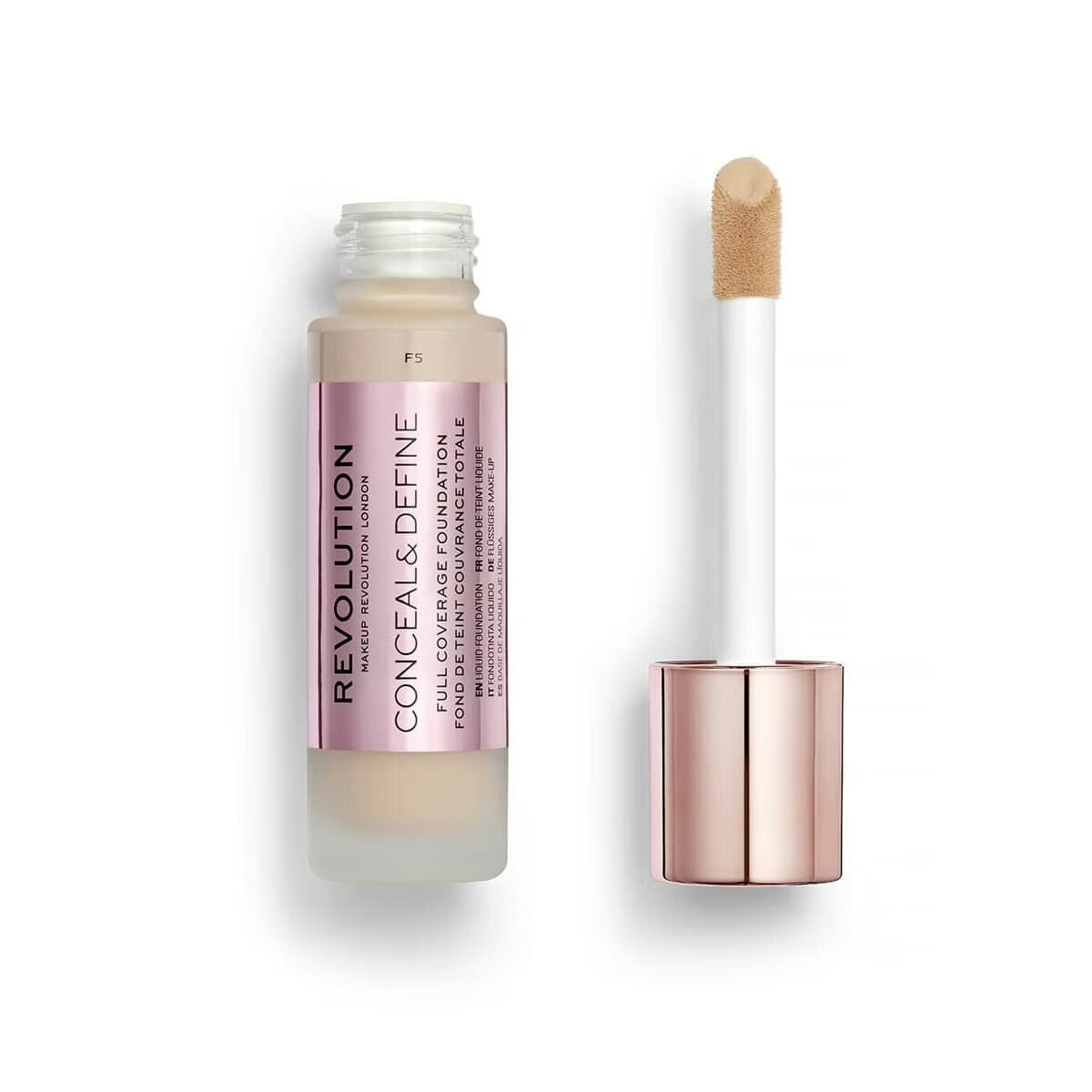 Revolution Conceal & Define Fondöten F5 4