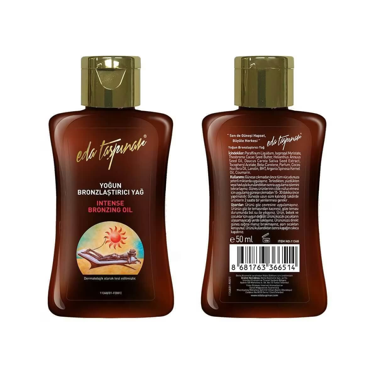 Eda Taşpınar Yoğun Bronzlaştırıcı Yağ 50 ml 3