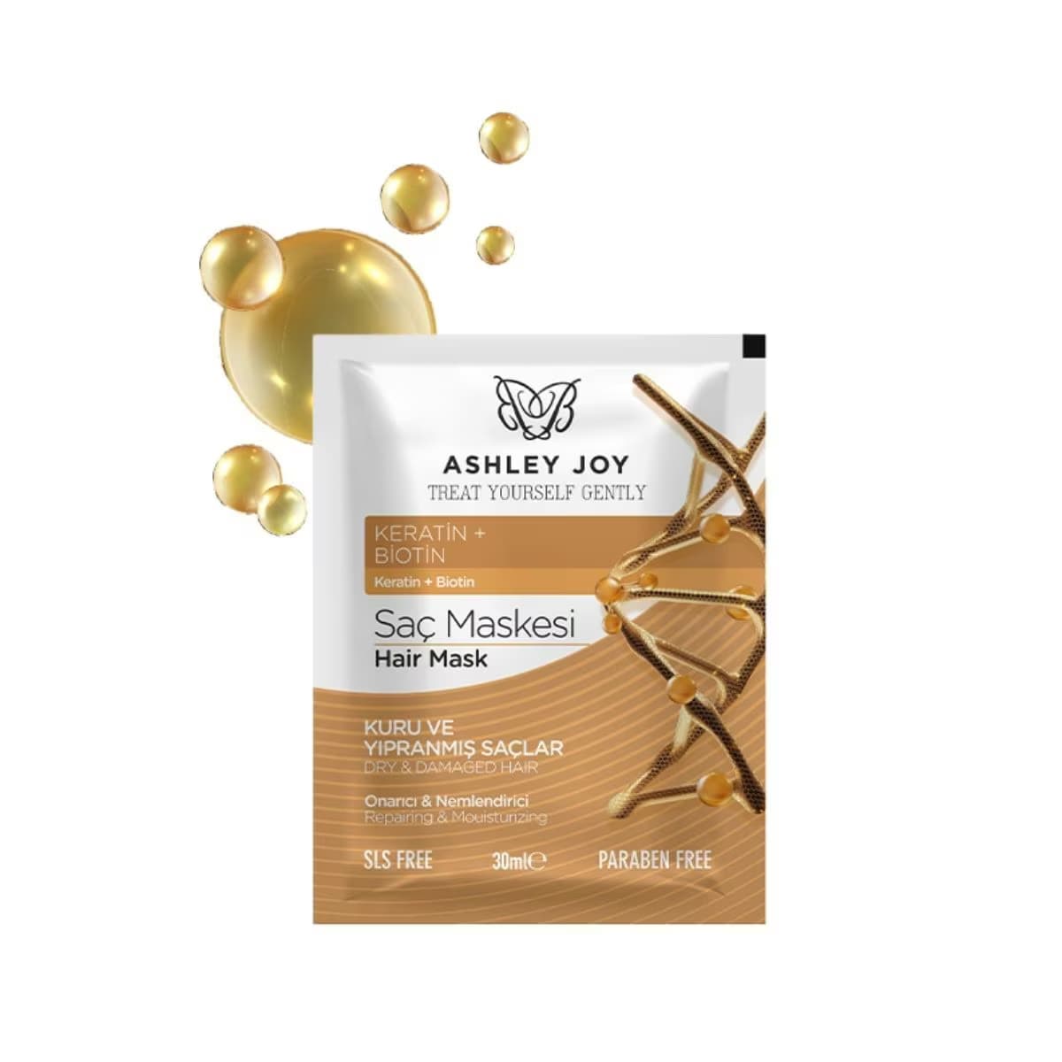 Ashley Joy Saç Maskesi Onarıcı 30 ml 2
