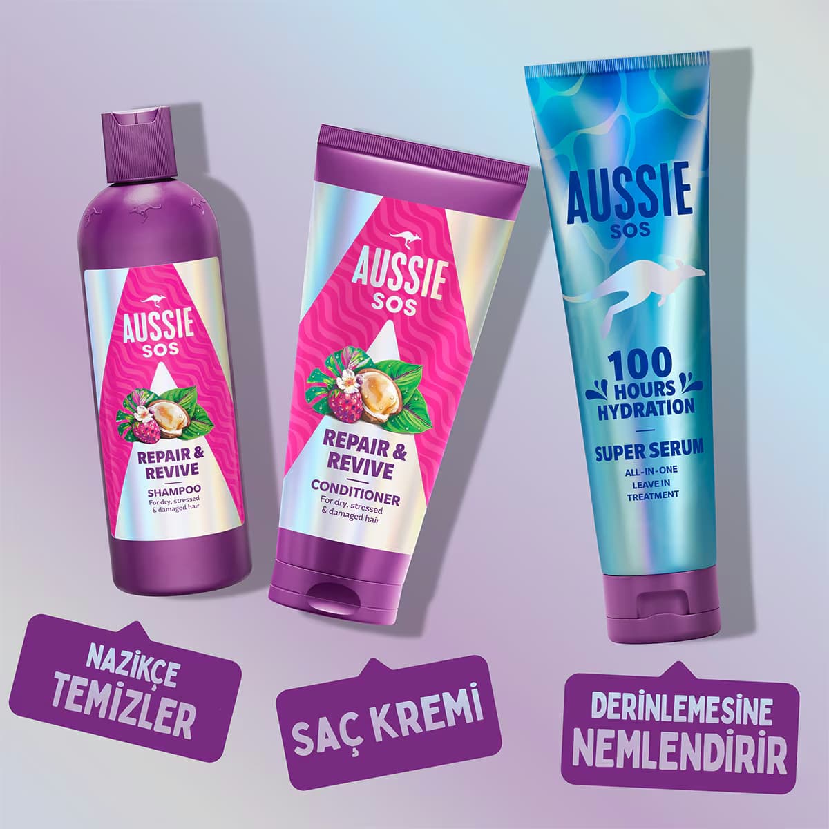 Aussie Sos Repair Revive Şampuan 500 ml 4