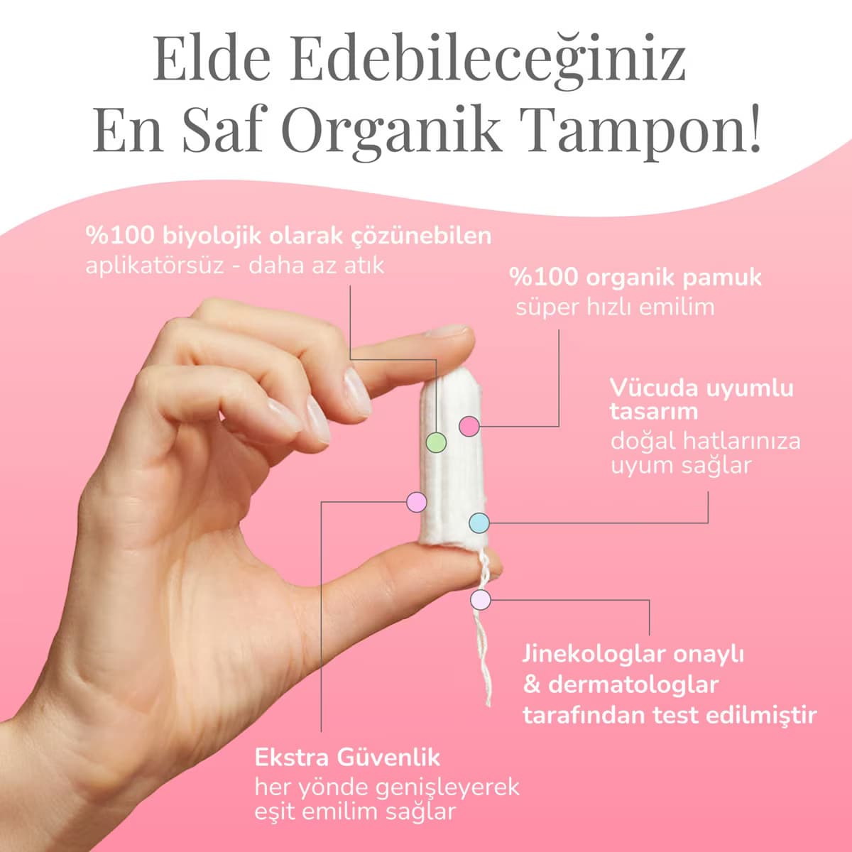 Enroush Organik Tampon Süper 16'lı 4