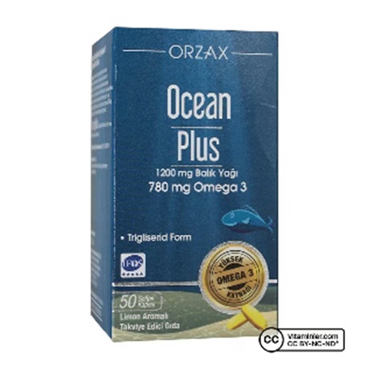 Ocean Plus Omega 3 1200 mg 50'li 2