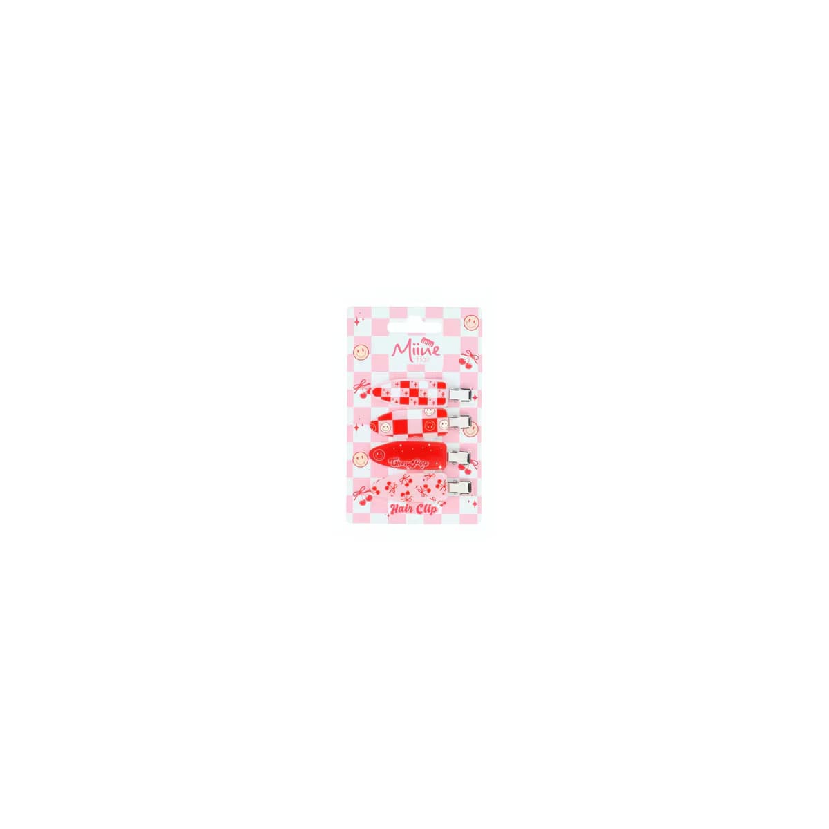 Miine Cherry Pop Saç Tokası Seti 4'lü 3