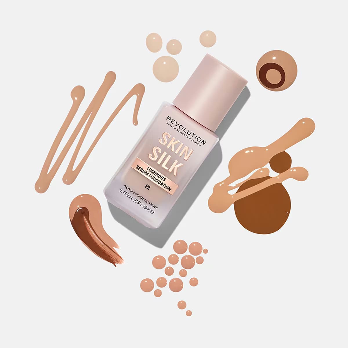 Revolution Skin Silk Serum Fondöten F3 4