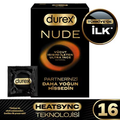 Durex Prezervatif Nude 16'lı