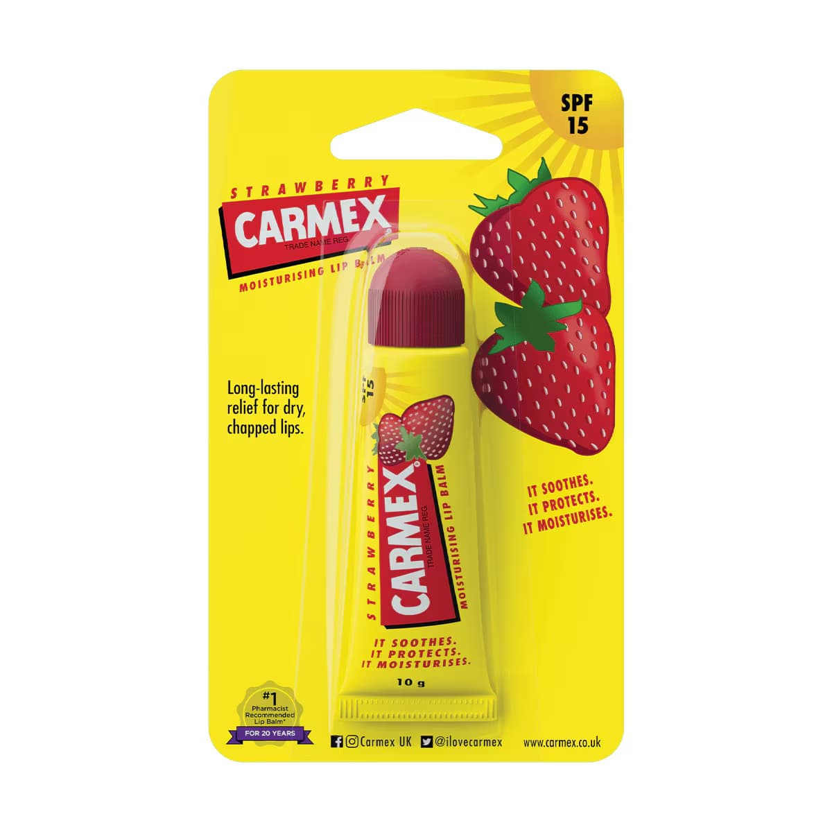 Carmex Çilek Dudak Balmı 10 gr 4