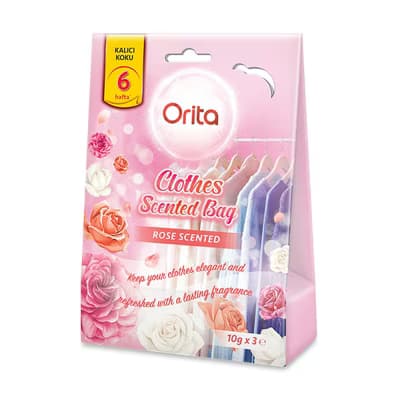Orita Kıyafet Dolap Kokusu Rose 10 g x3