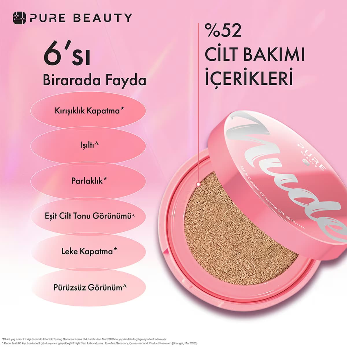Pure Beauty Cushion Krem Ivory Refill 12 g 2