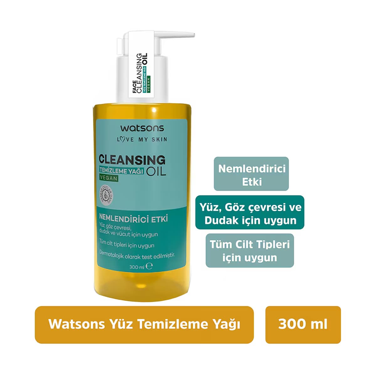Watsons Yüz Temizleme Yağı 300 ml 2