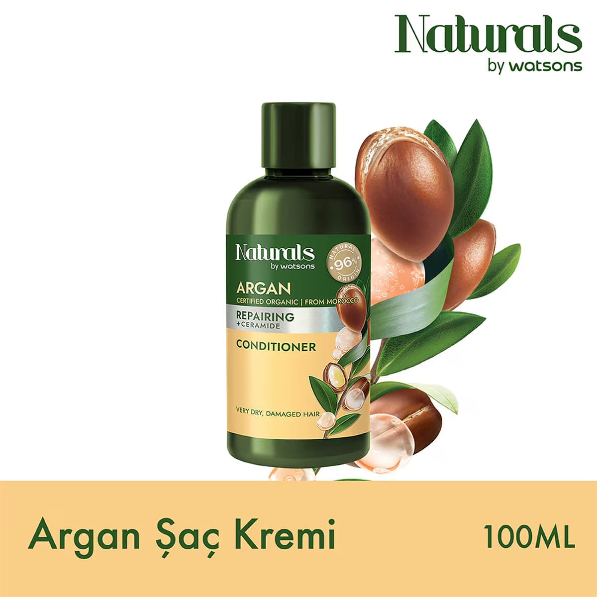 Naturals By Watsons Argan Saç Kremi 100 ml 4