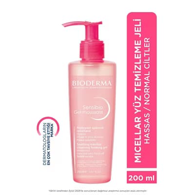 Bioderma Sensibio Yüz Temizleme Jeli 200 ml