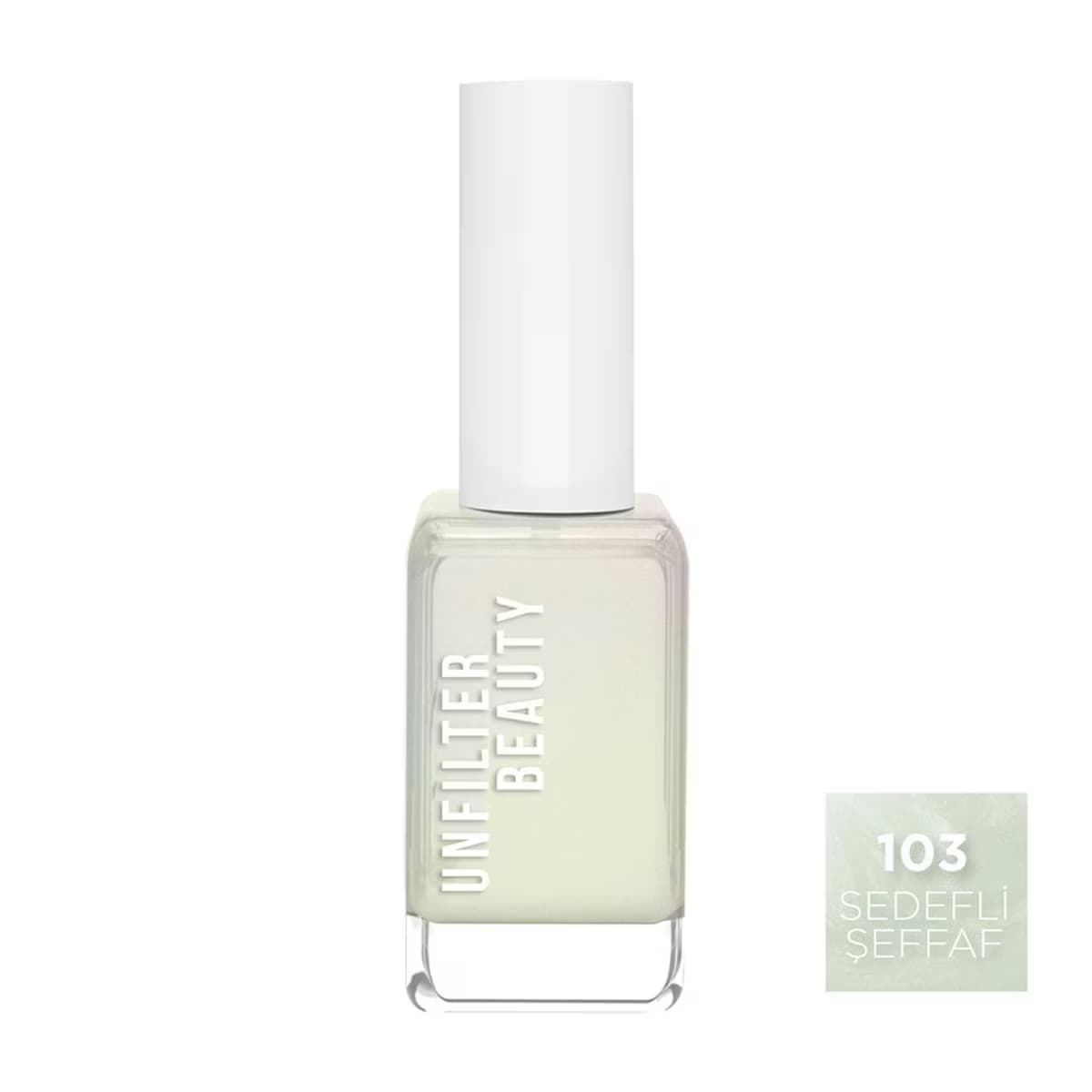 Unfilter Beauty Oje  Sedefli Şeffaf No: 103 4