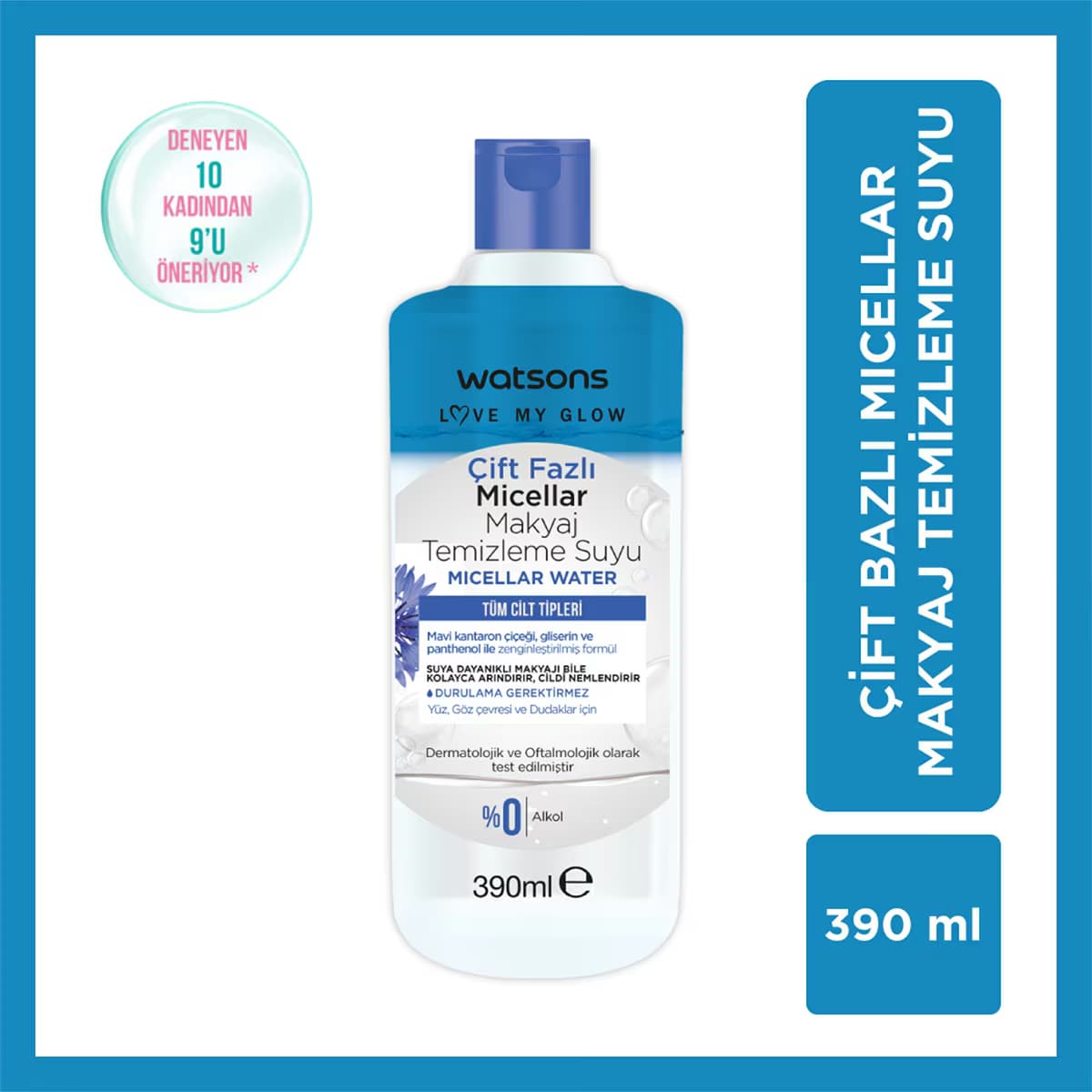 Watsons Çift Fazlı Micellar Su 390 ml
