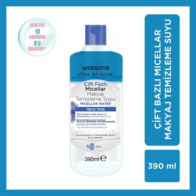 Watsons Çift Fazlı Micellar Su 390 ml