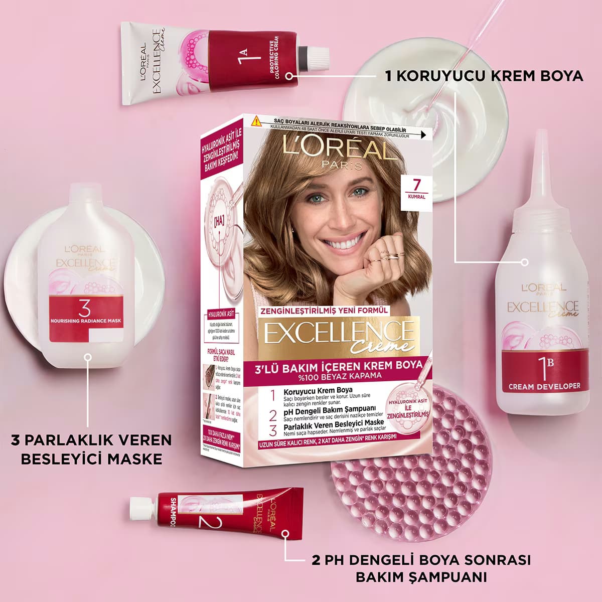 L'Oreal Paris Excellence Sarı Saç Boyası 9 5