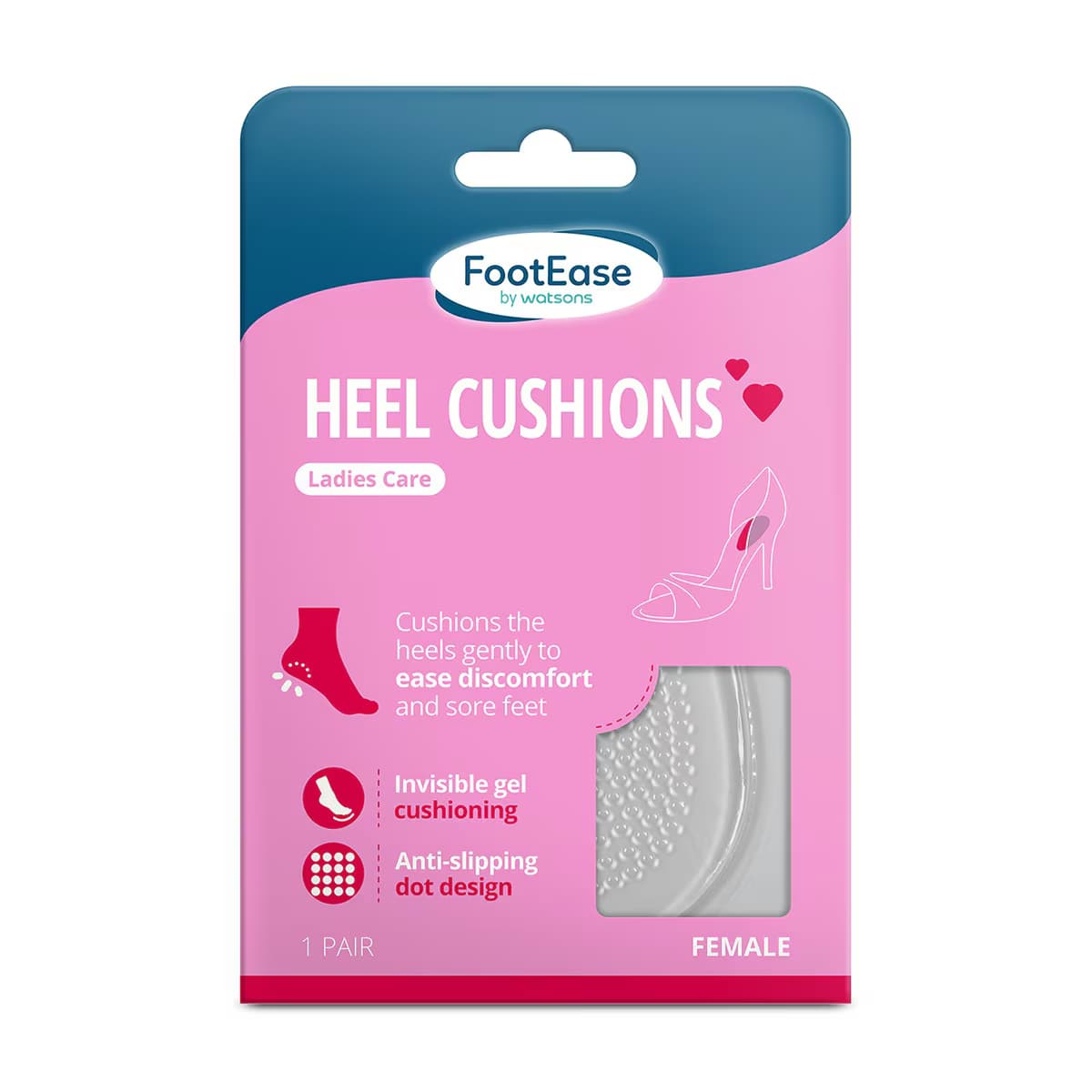 Watsons Footease Jel Topuk Destek 1 Çift 3