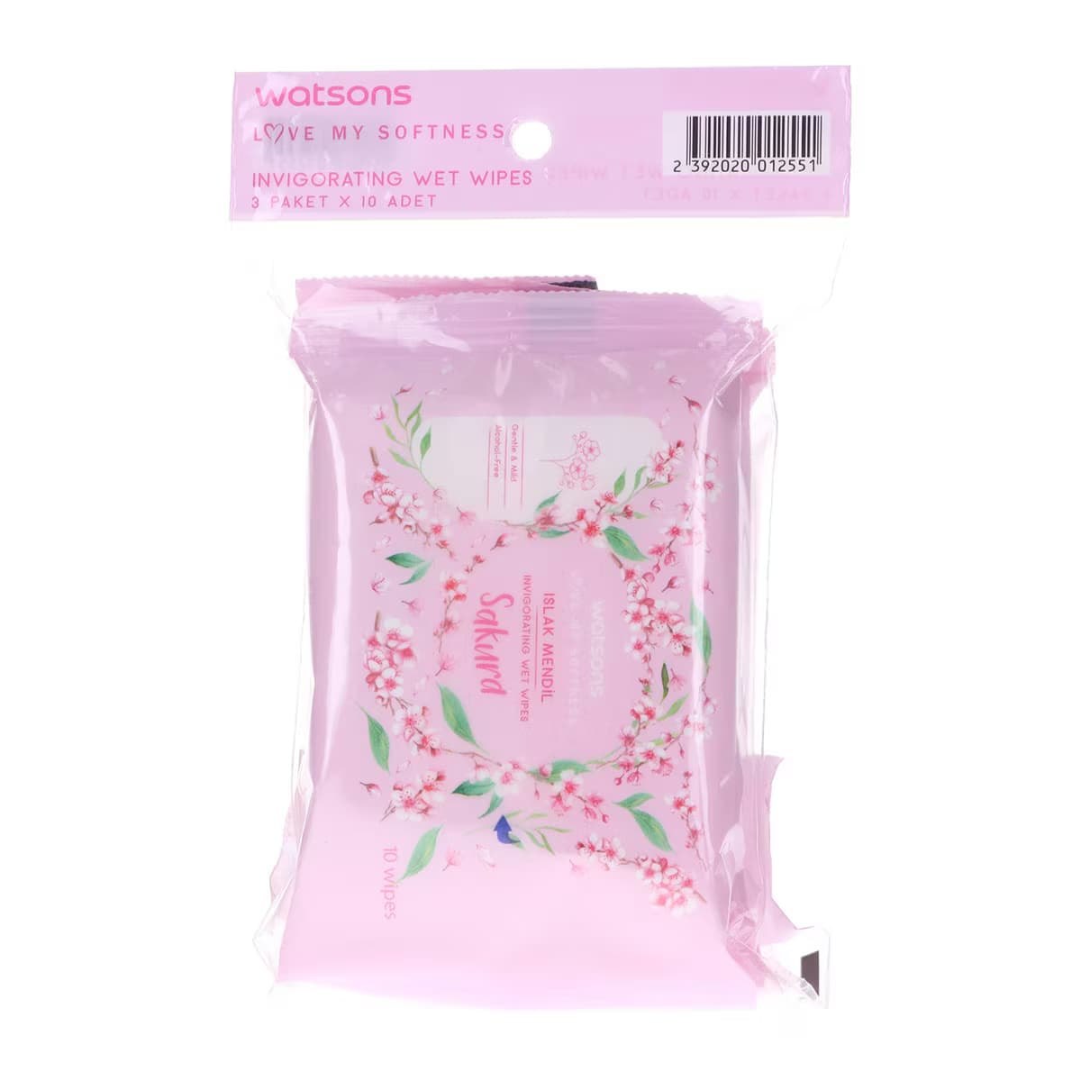Watsons Islak Mendil Sakura 3x10 Adet 2