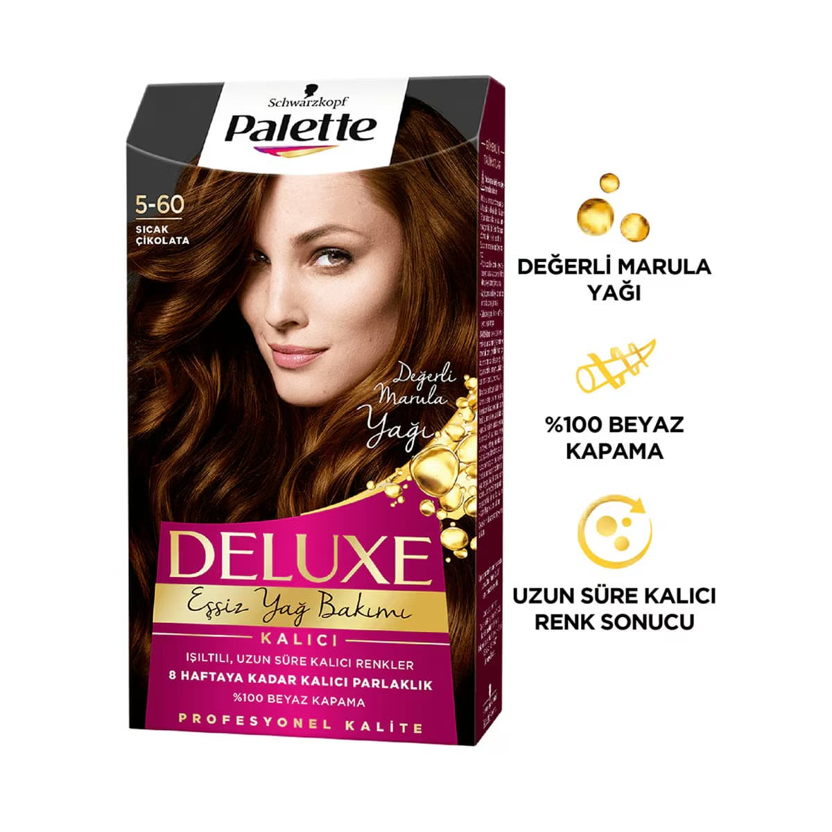 Palette Deluxe Saç Boyası 5-60 Sıcak Çikolata 2