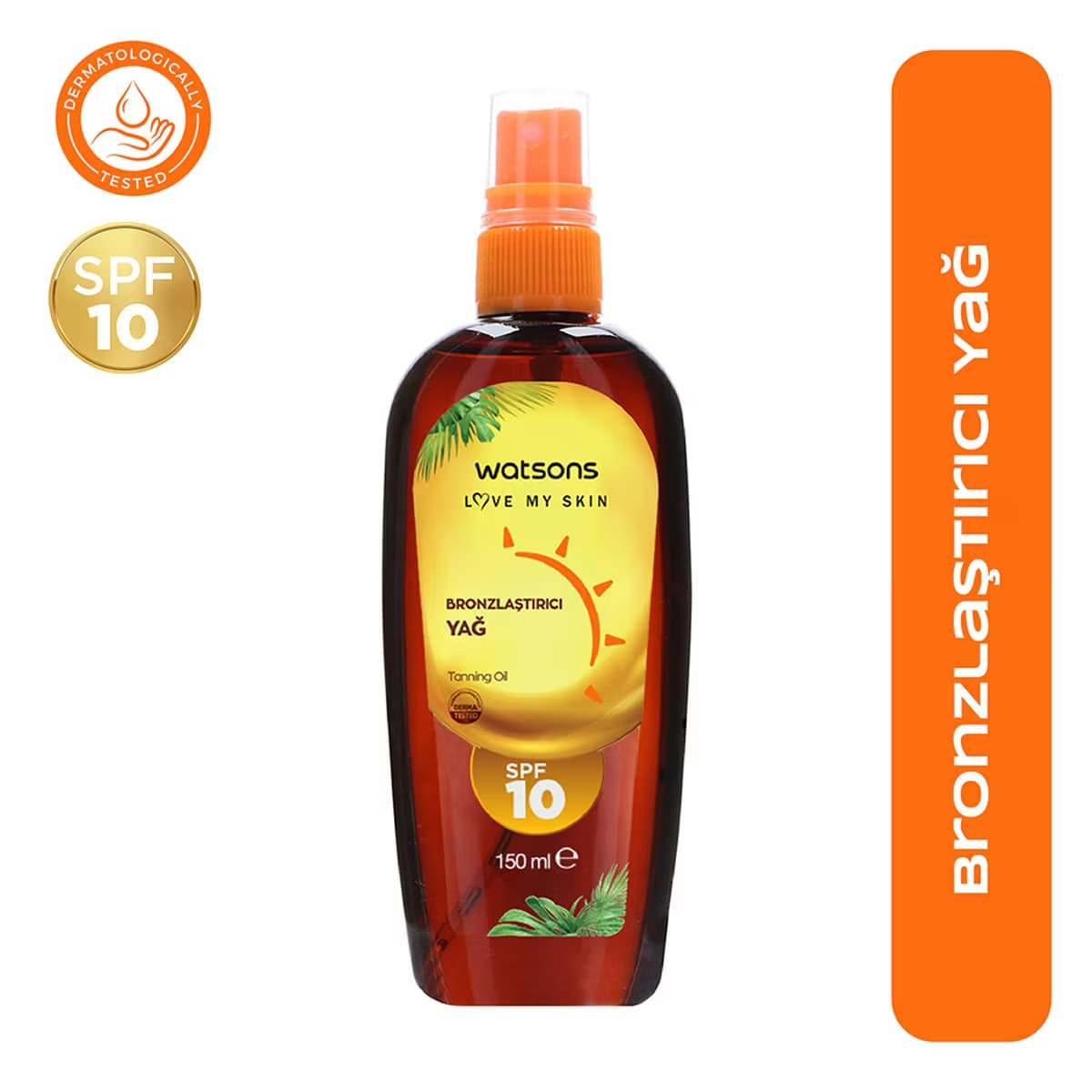 Watsons Bronzlaştırıcı Yağ SPF10 150 ml 2