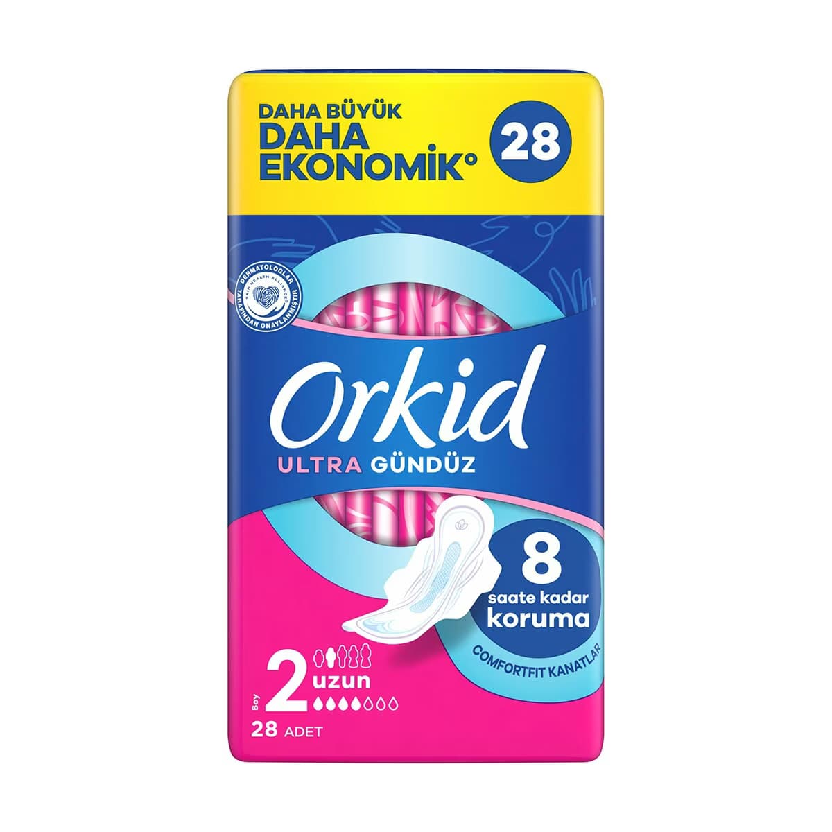 Orkid Ultra Extra Dörtlü Uzun 28'li