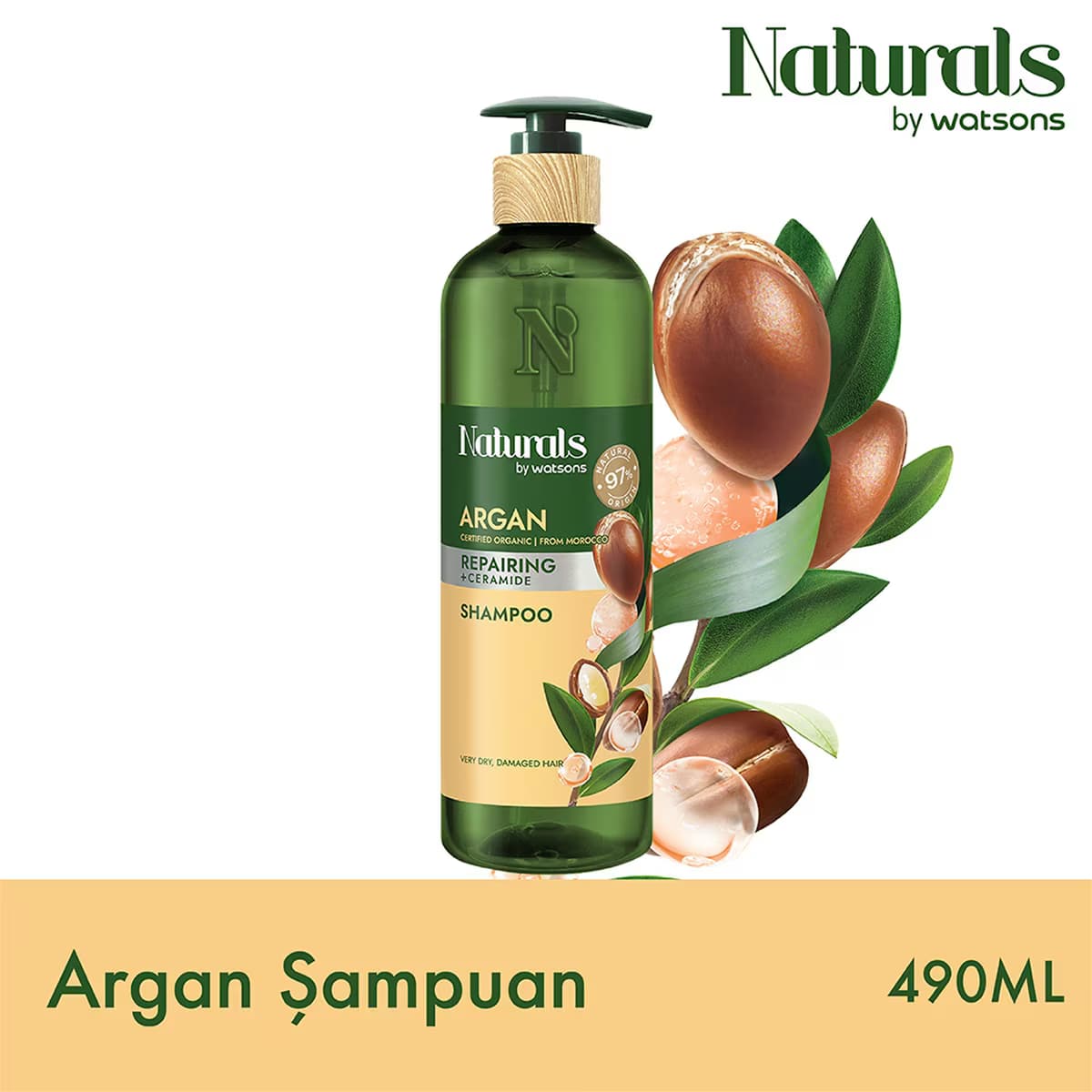 Naturals By Watsons Argan Şampuan 490 ml 4