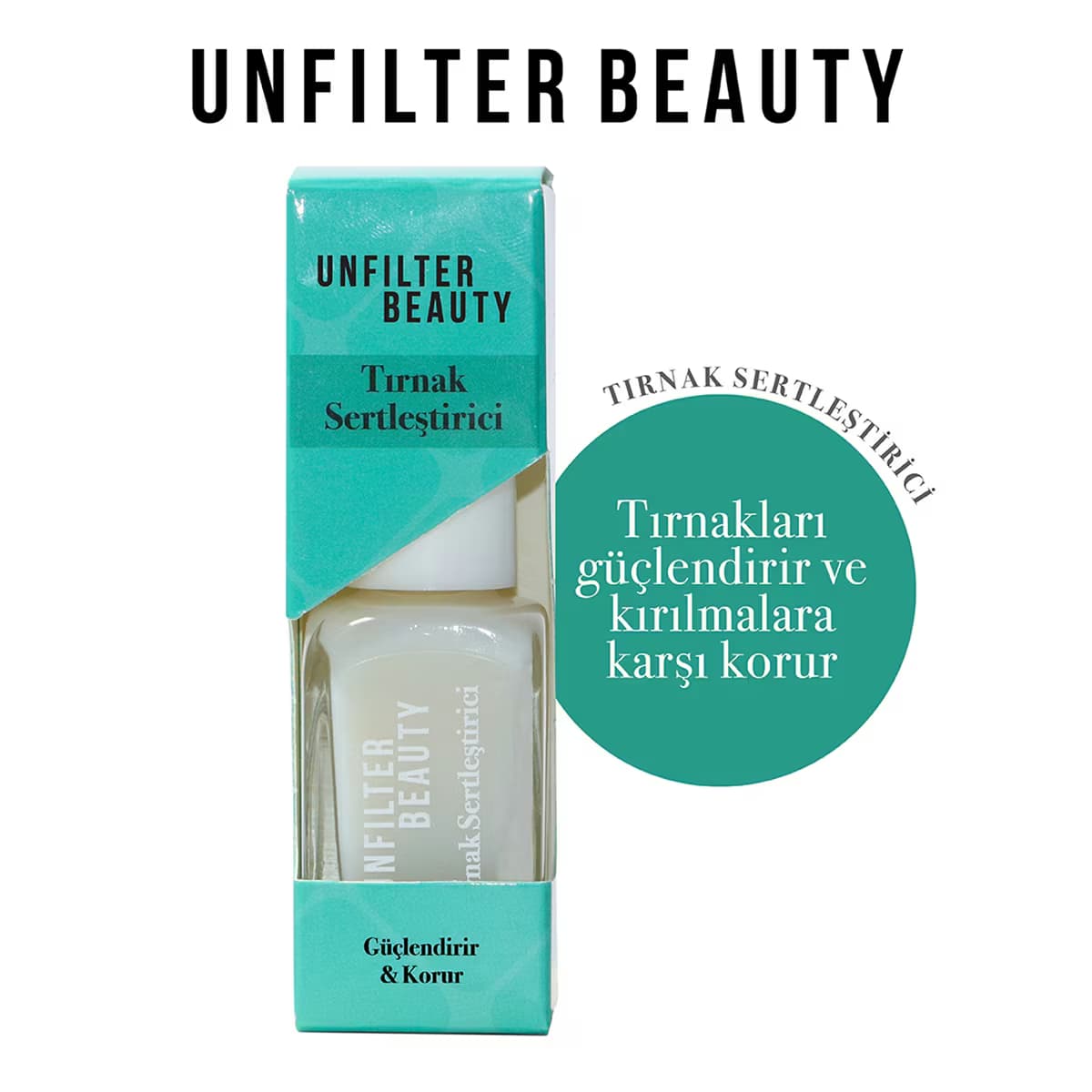 Unfilter Beauty Tırnak Sertleştirici 12 ml 2