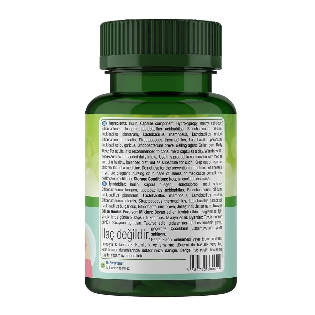 Nature's Supreme Probiotic 5B 30 Kapsül 2