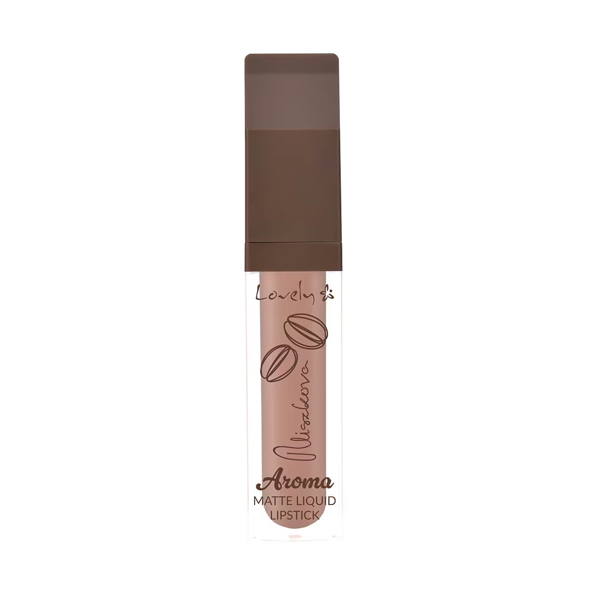 Lovely Aroma Mat Likit Lipstick 02