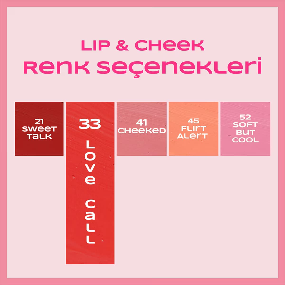 Unfilter Beauty Lip & Cheek 33 Love Call 3