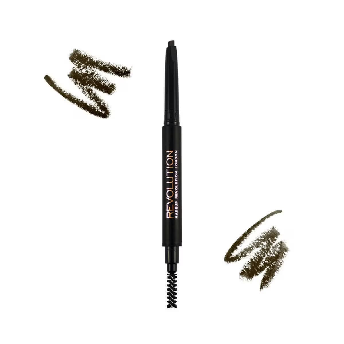 Revolution Duo Brow Kalem Medium Brown 2