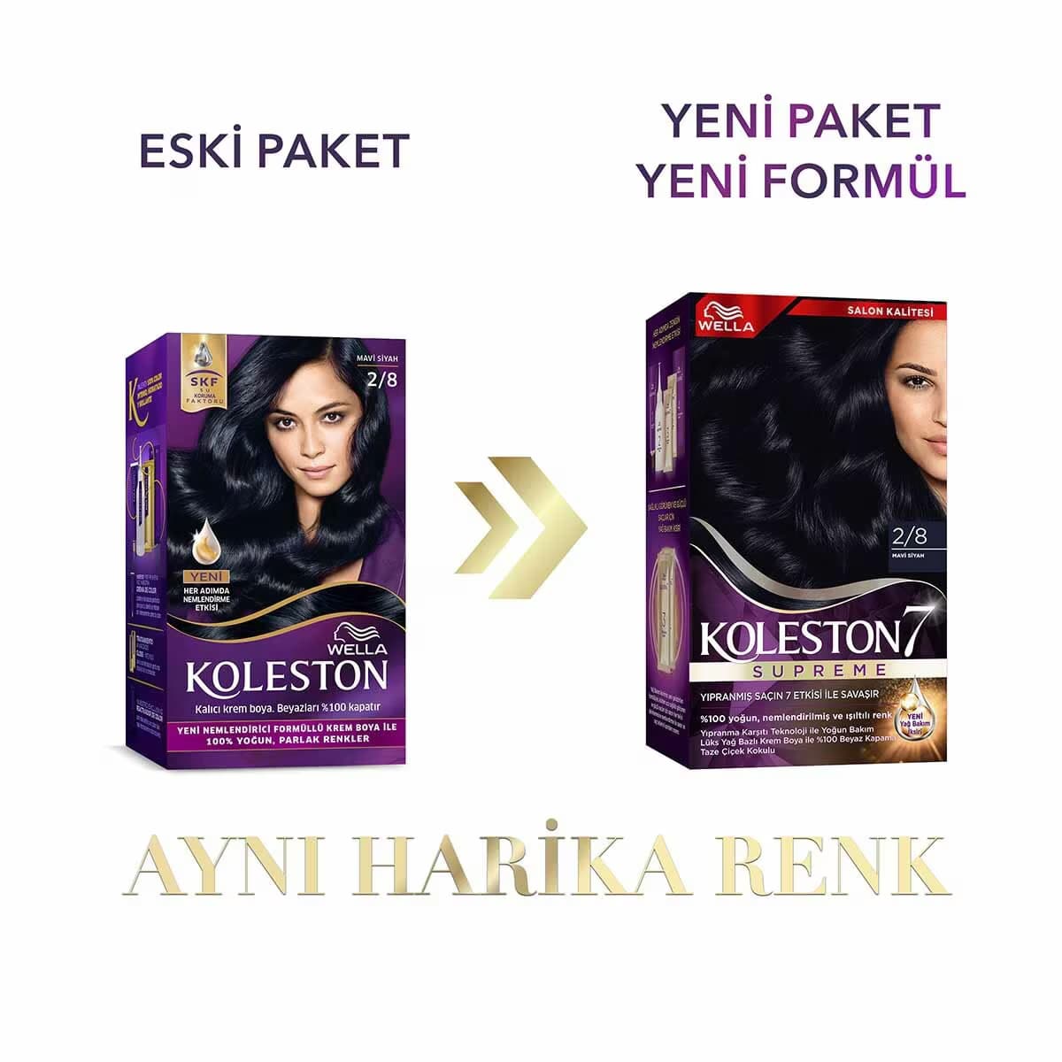 Wella Koleston Kit Boya Mavi Siyah 2/8 3