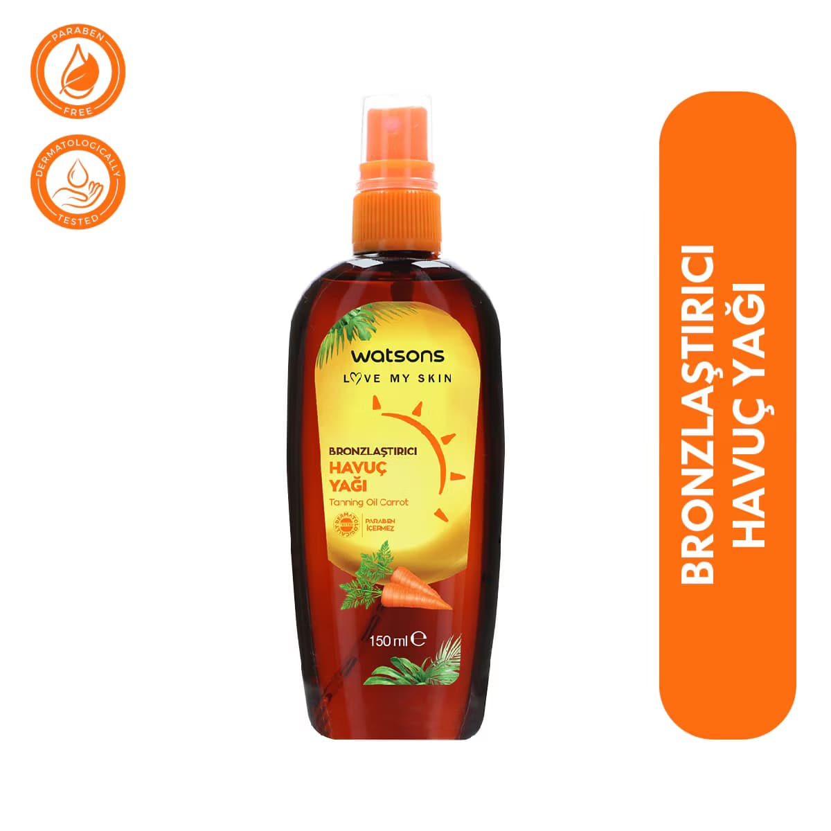 Watsons Bronzlaştırıcı Sprey Havuç 150 ml 2