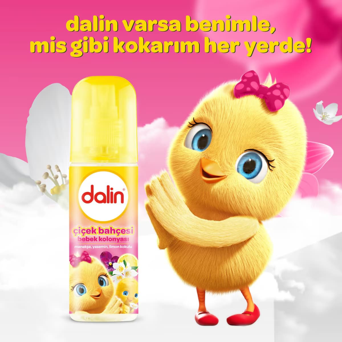 Dalin Çiçek Bahçesi Bebek Kolonyası 150 ml 2