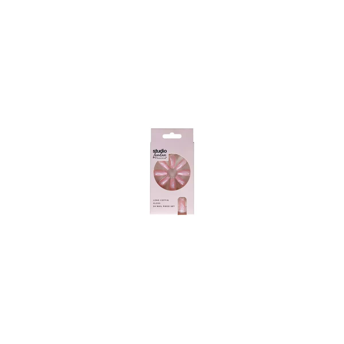 Superdrug Studio Takma Tırnak Pembe Mermer 4