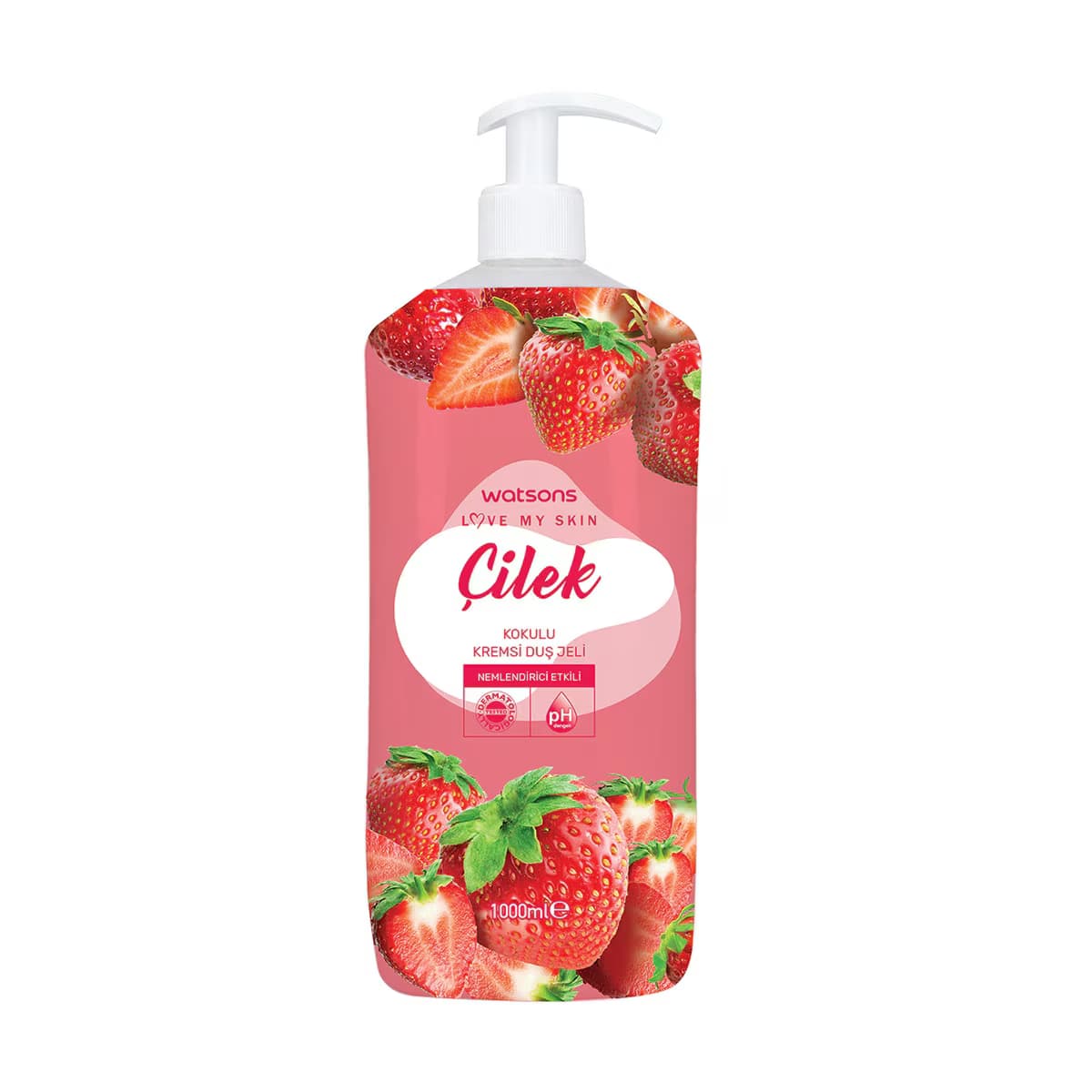 Watsons Kremli Duş Jeli Çilek 1 L 2