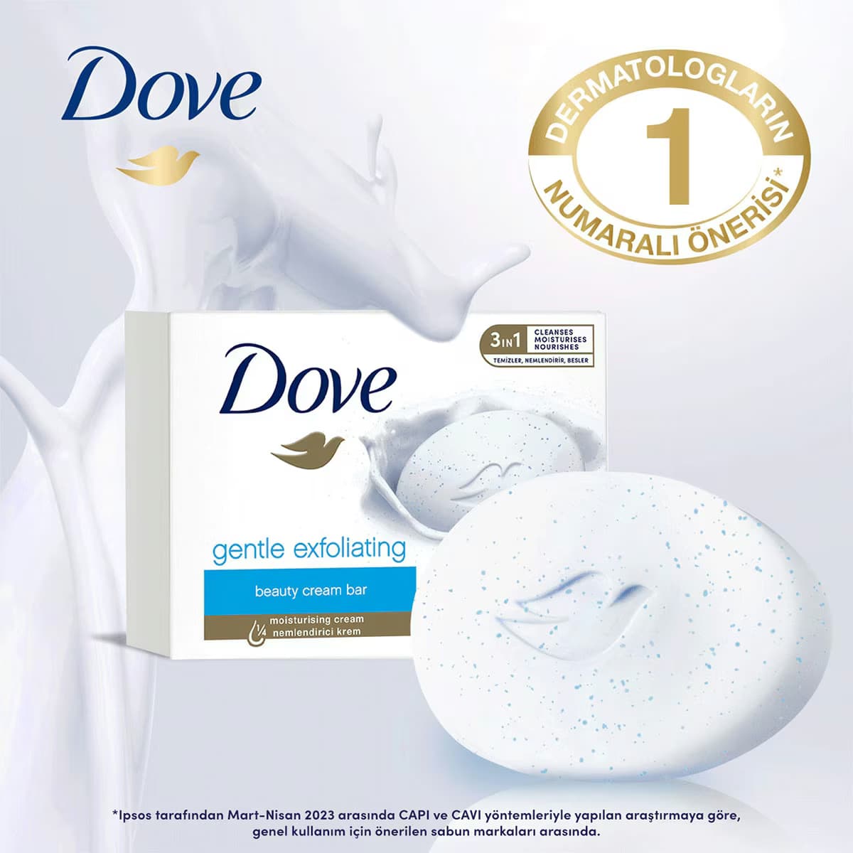 Dove Cream Bar Exfoliating Sabun 100 gr 3