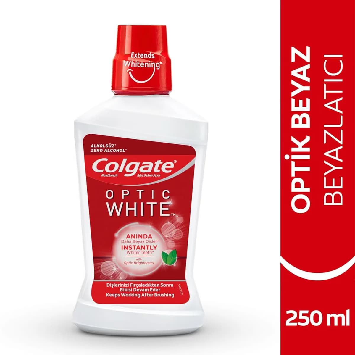 Colgate Ağız Bakım Suyu Optik Beyaz 250 ml 2