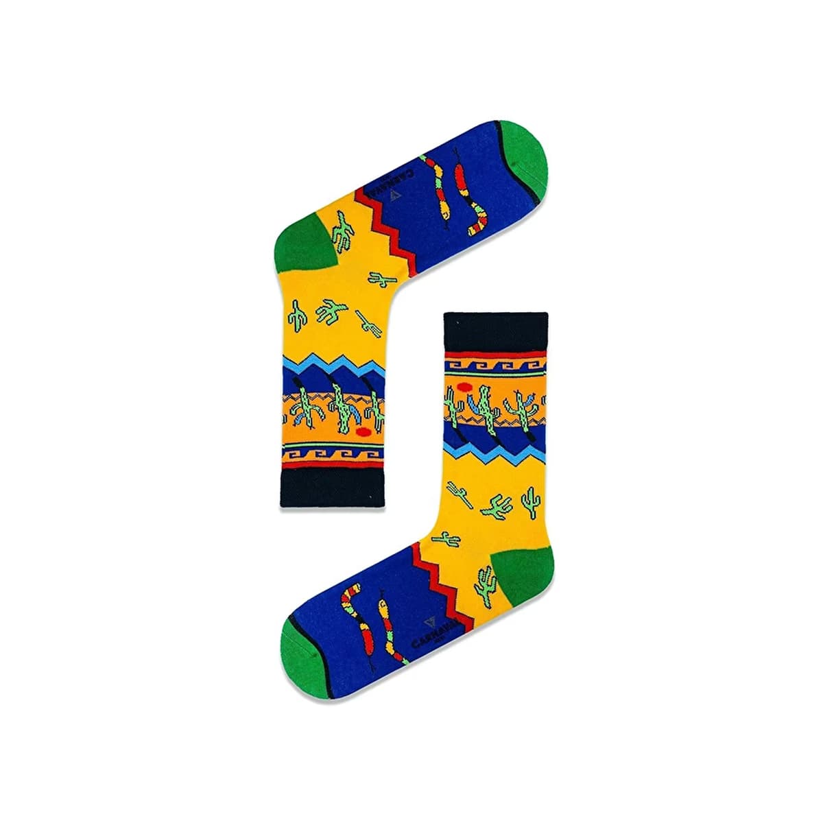 Carnaval Socks Kaktüs Vahşi Batı Çorap - Gratis